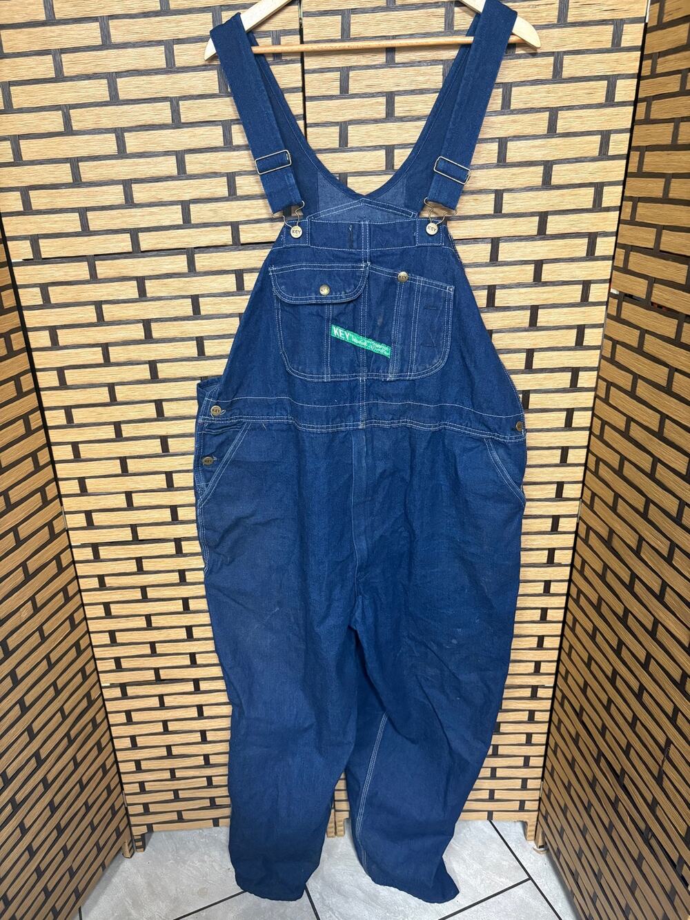 Key Denim Overalls Size 48x30